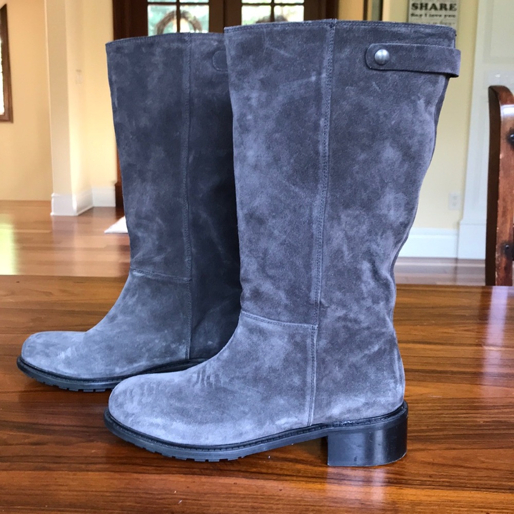 Vince Suede Gray Boots